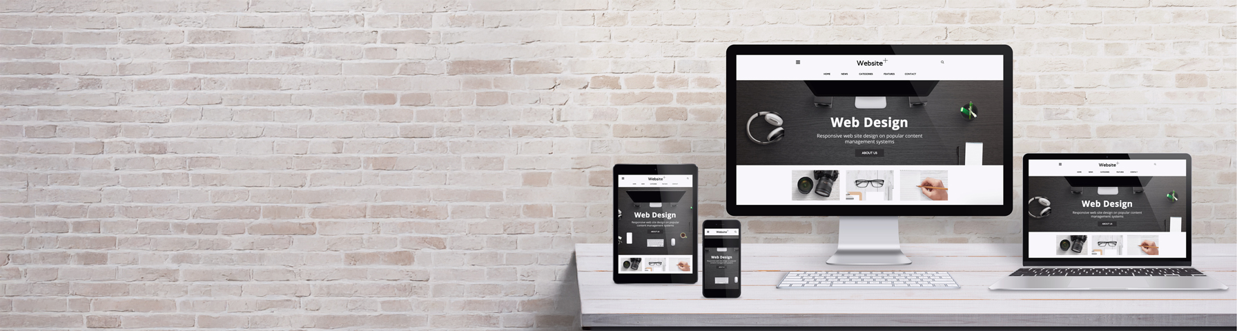 Leistungen – Webdesign auf allen Geräten